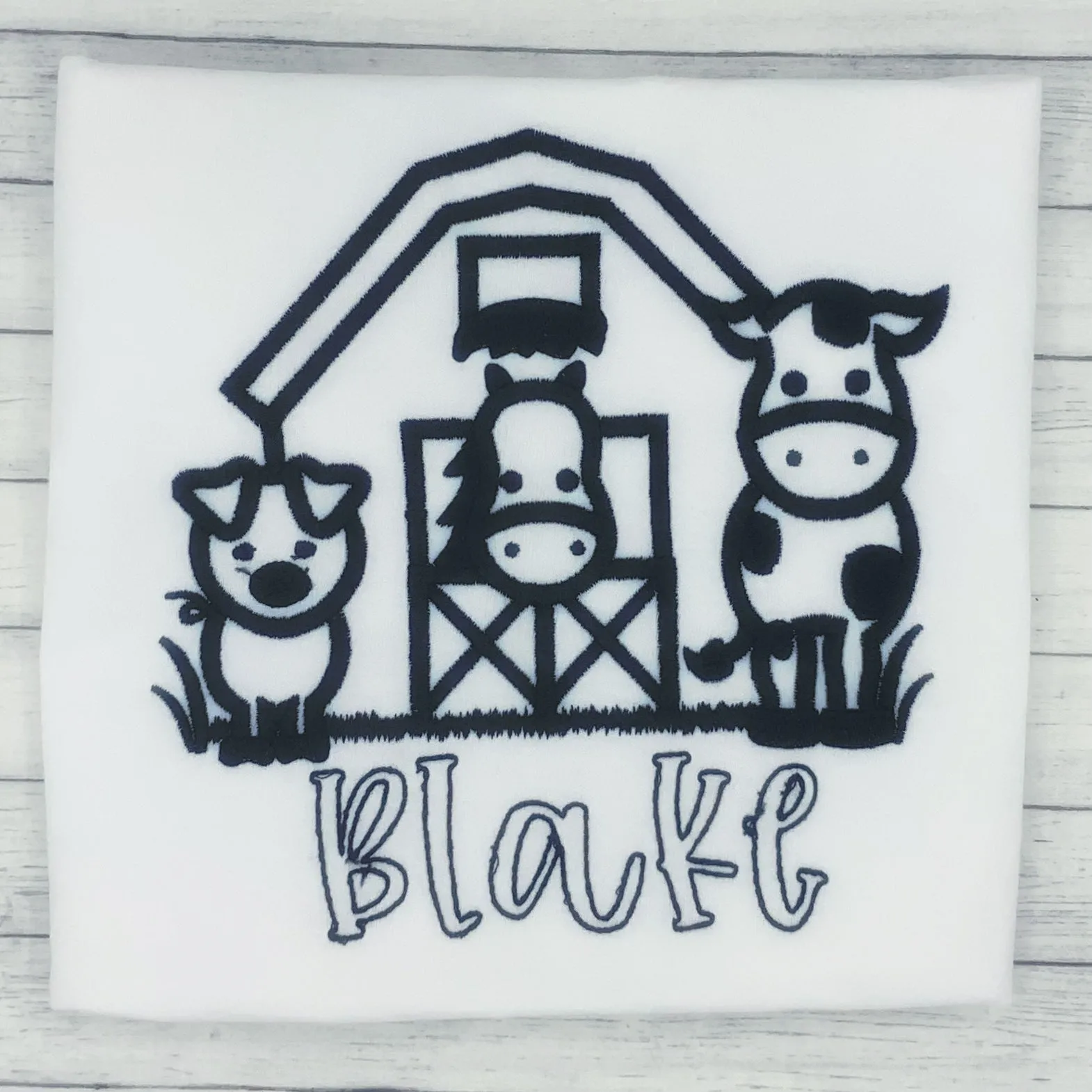 Color Me Embroidery - Barn - Washable Markers Included