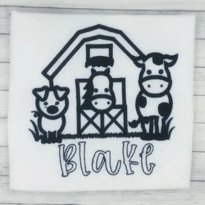 Color Me Embroidery - Barn - Washable Markers Included