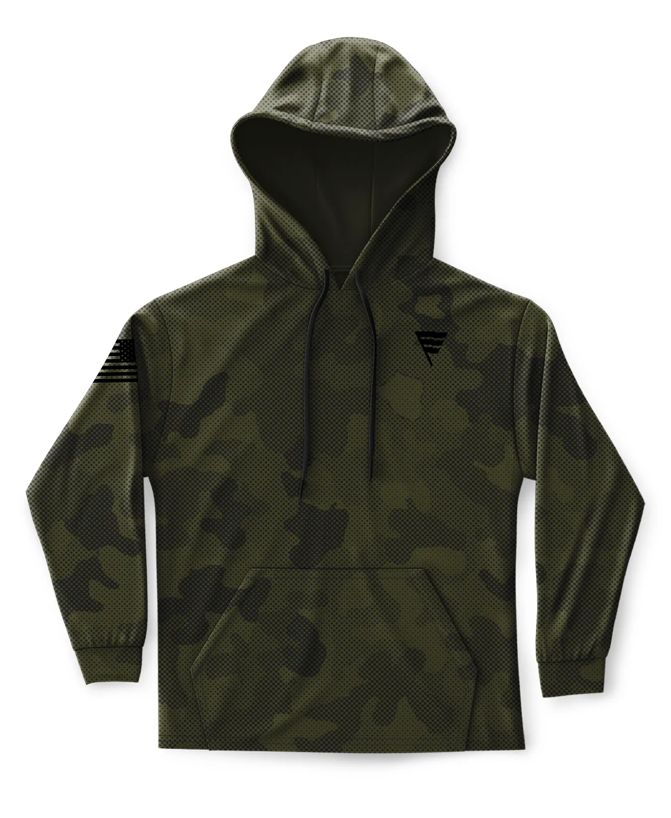 Core Men's Hooded Performance Sweatshirt - Original Camo - OD