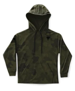 Core Men's Hooded Performance Sweatshirt - Original Camo - OD