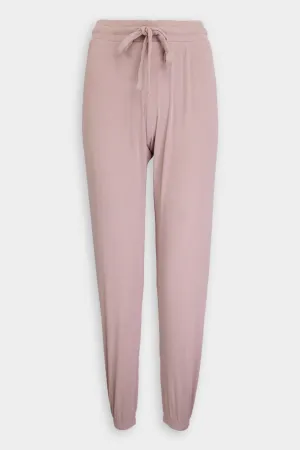 Core Ribbed Jogger in Nude