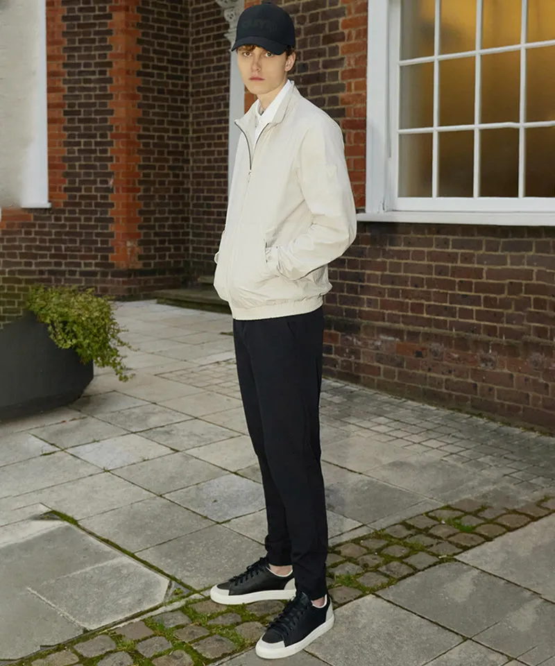 CREVE NINE: Men's Half Jogger Pants - Black