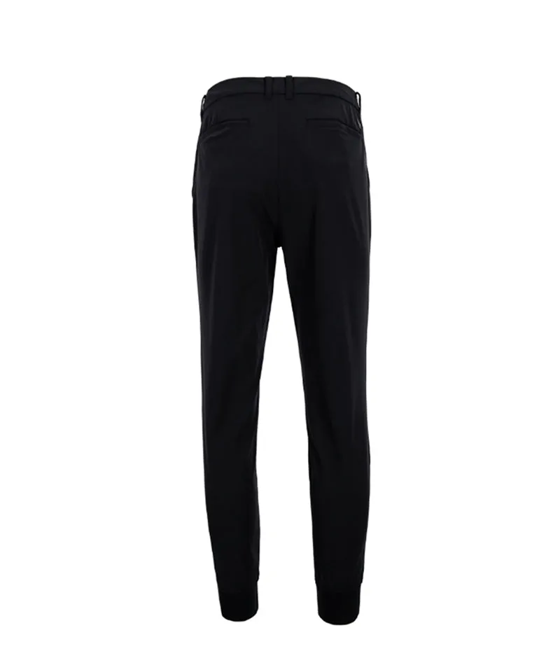 CREVE NINE: Men's Half Jogger Pants - Black