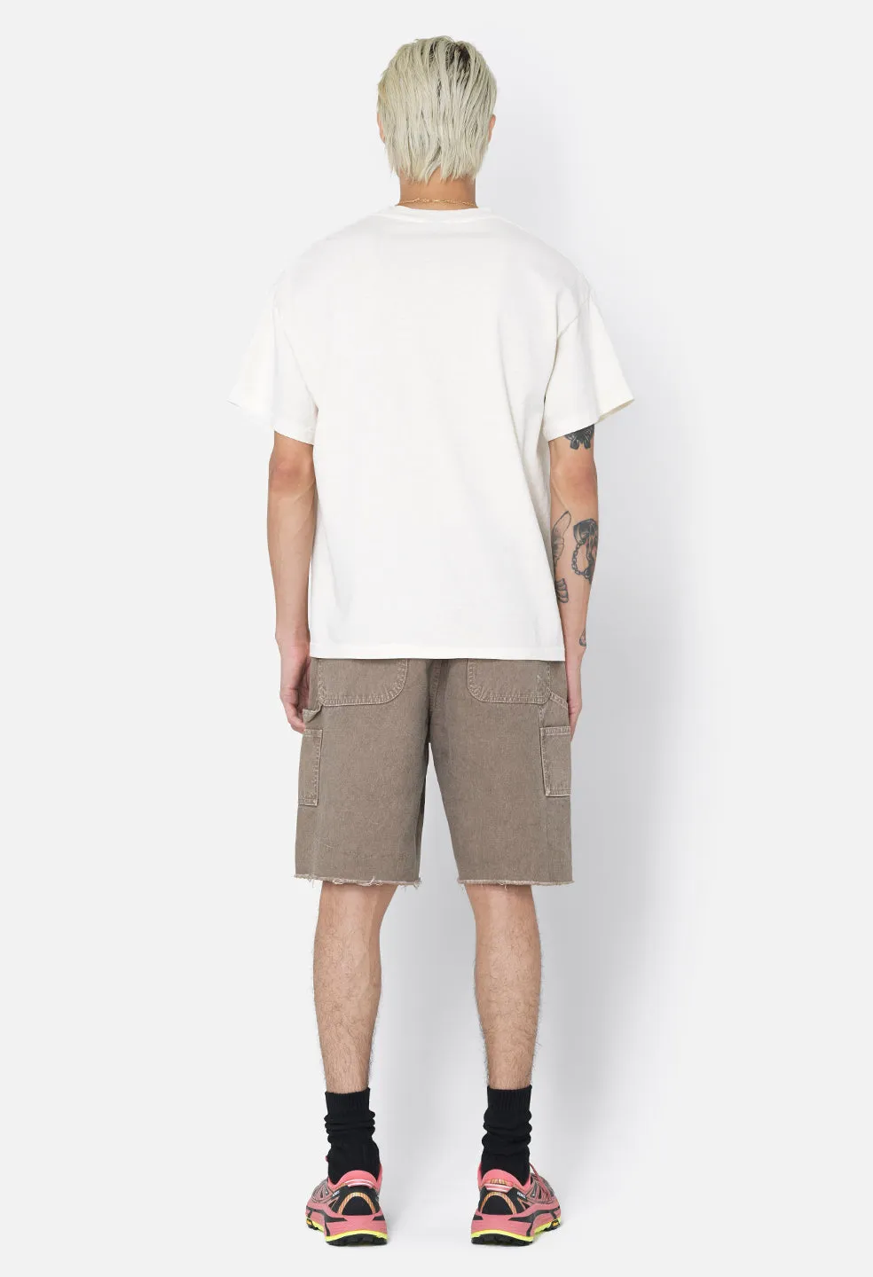 Cut-Off Work Shorts / Brown