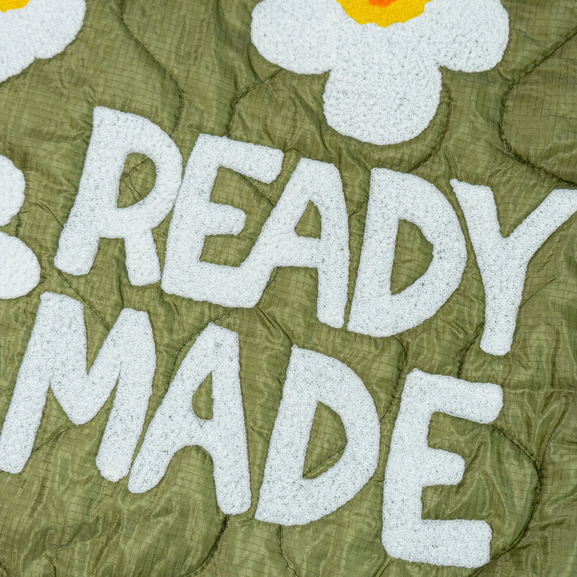 DAISY EMBROIDERY MILITARY JACKET