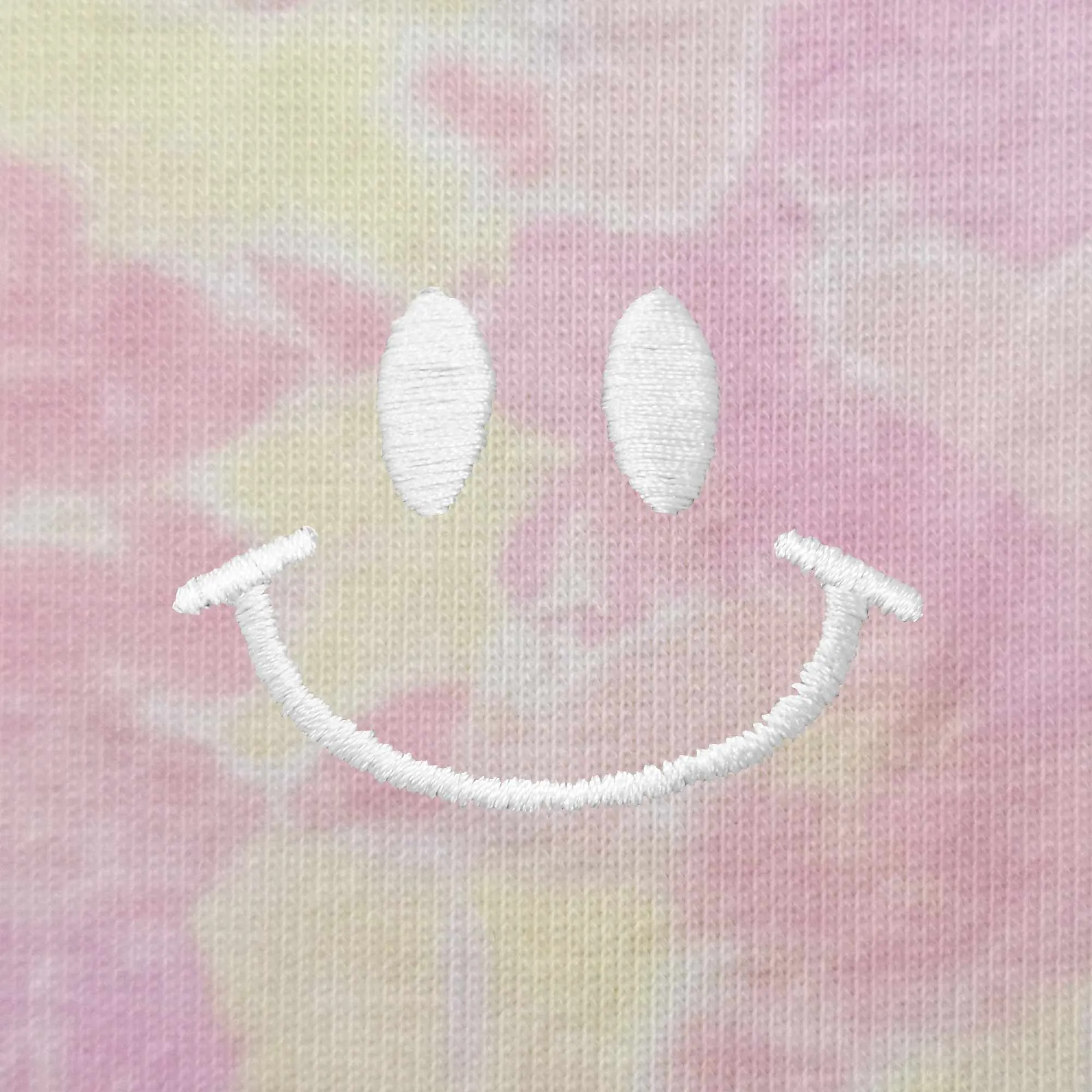 Dalix Tie Dye Smile Face Tee