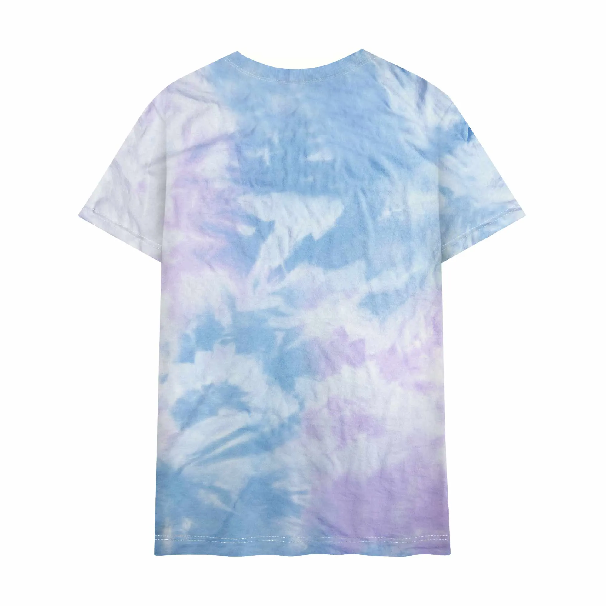 Dalix Tie Dye Smile Face Tee