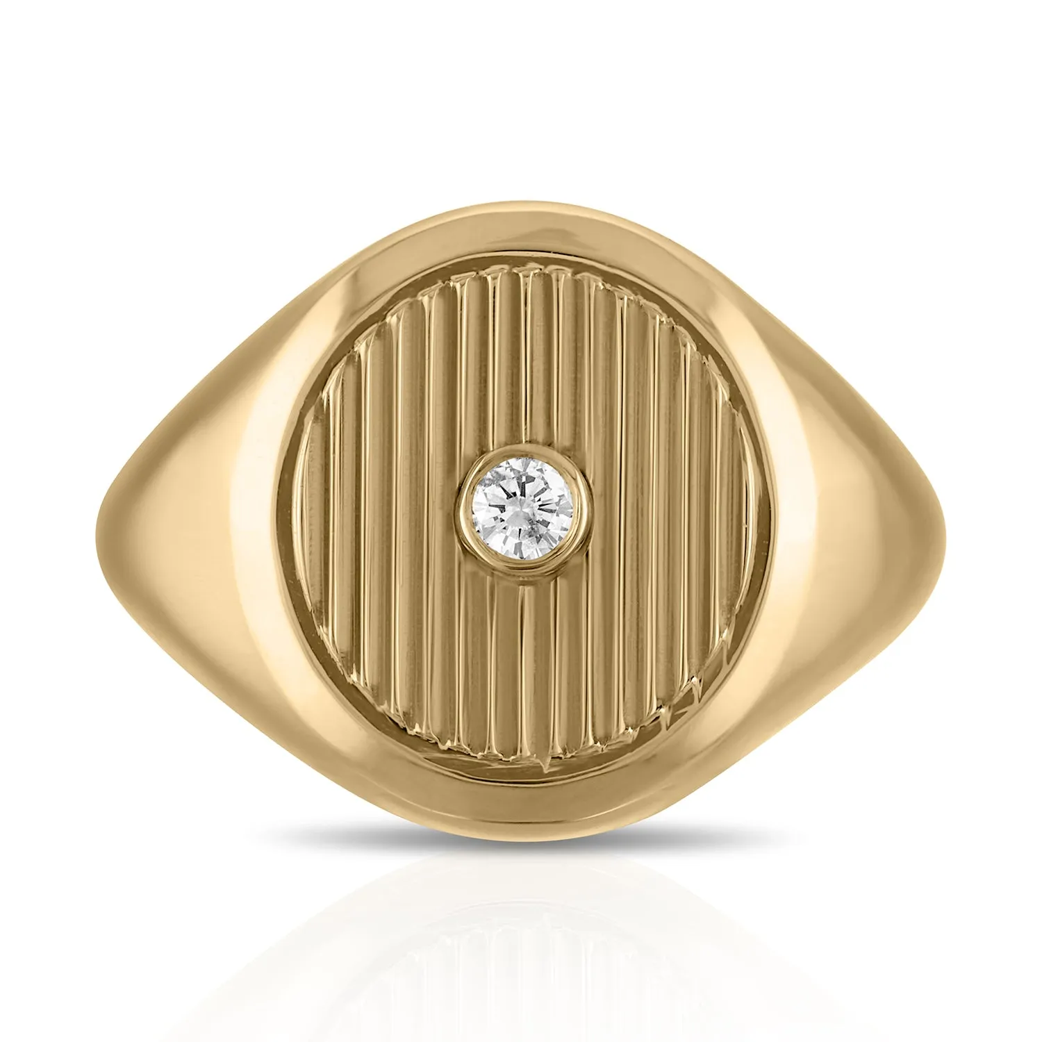 Deco Pinky Ring