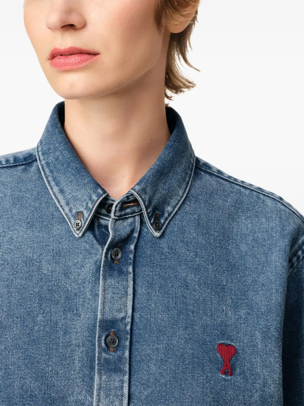 Denim cotton shirt
