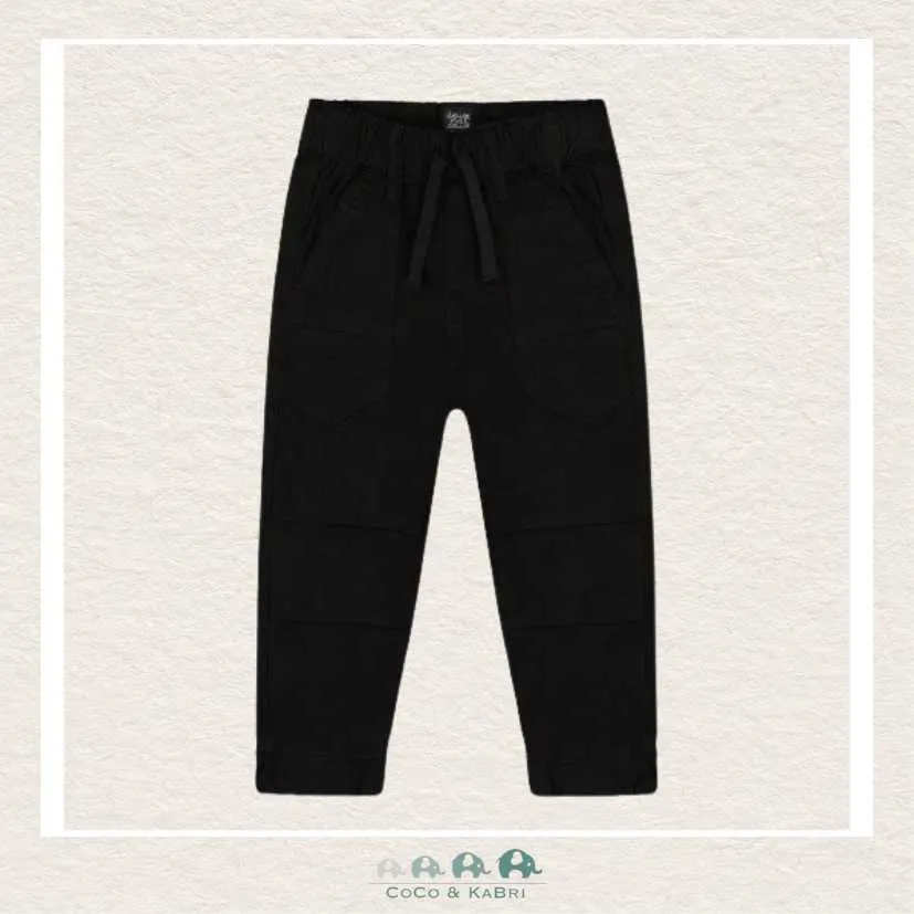 Deux Par Deux: Boys Black Jogger Style Pants