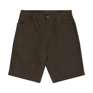 DICKIES DX200 MIDWEIGHT CARPENTER CANVAS SHORTS - DARK OLIVE