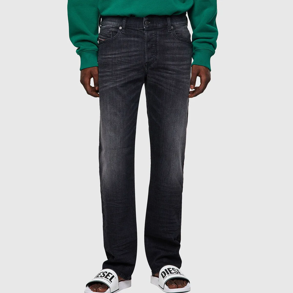 Diesel - D-Mihtry 009EN Straight Jeans in Grey