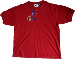 Disney Red Winnie The Pooh Honey Tee