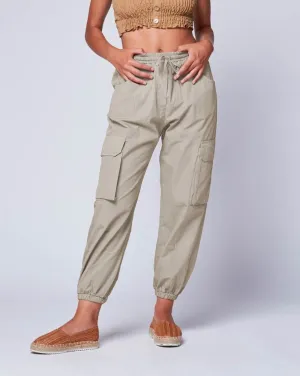 Drawstring Camo Cargo Jogger