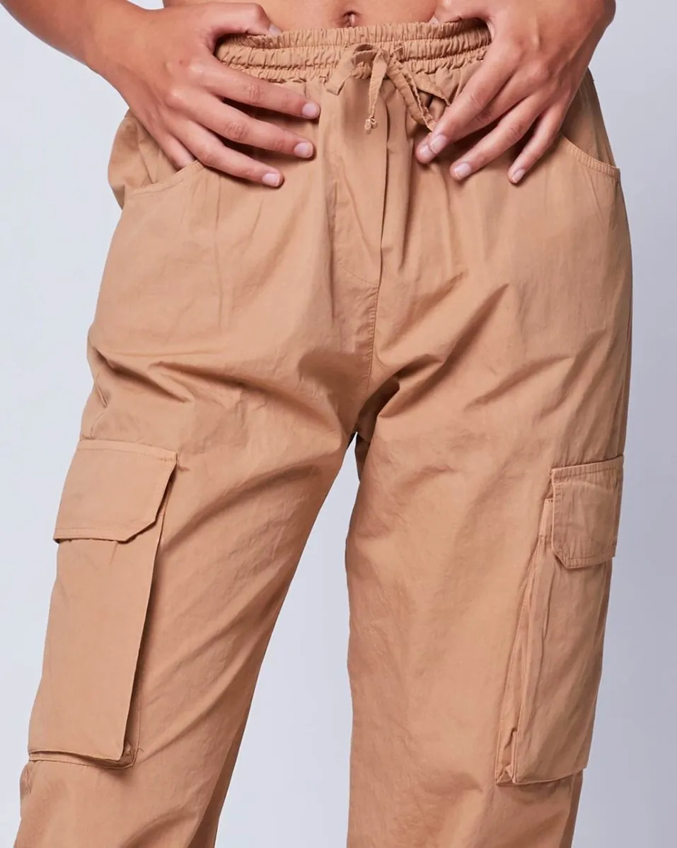 Drawstring Camo Cargo Jogger