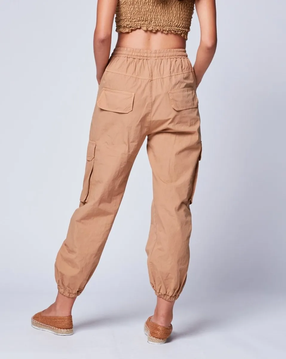 Drawstring Camo Cargo Jogger