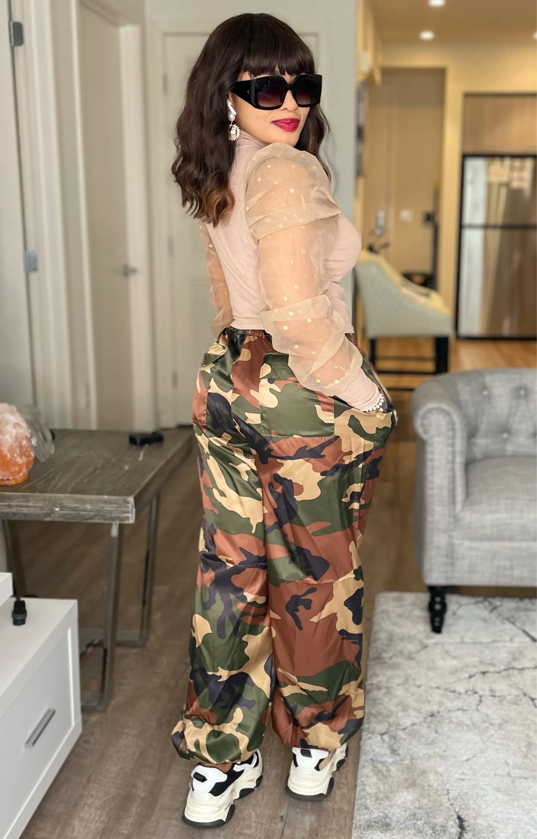 Eleanor Camo Joggers Pants