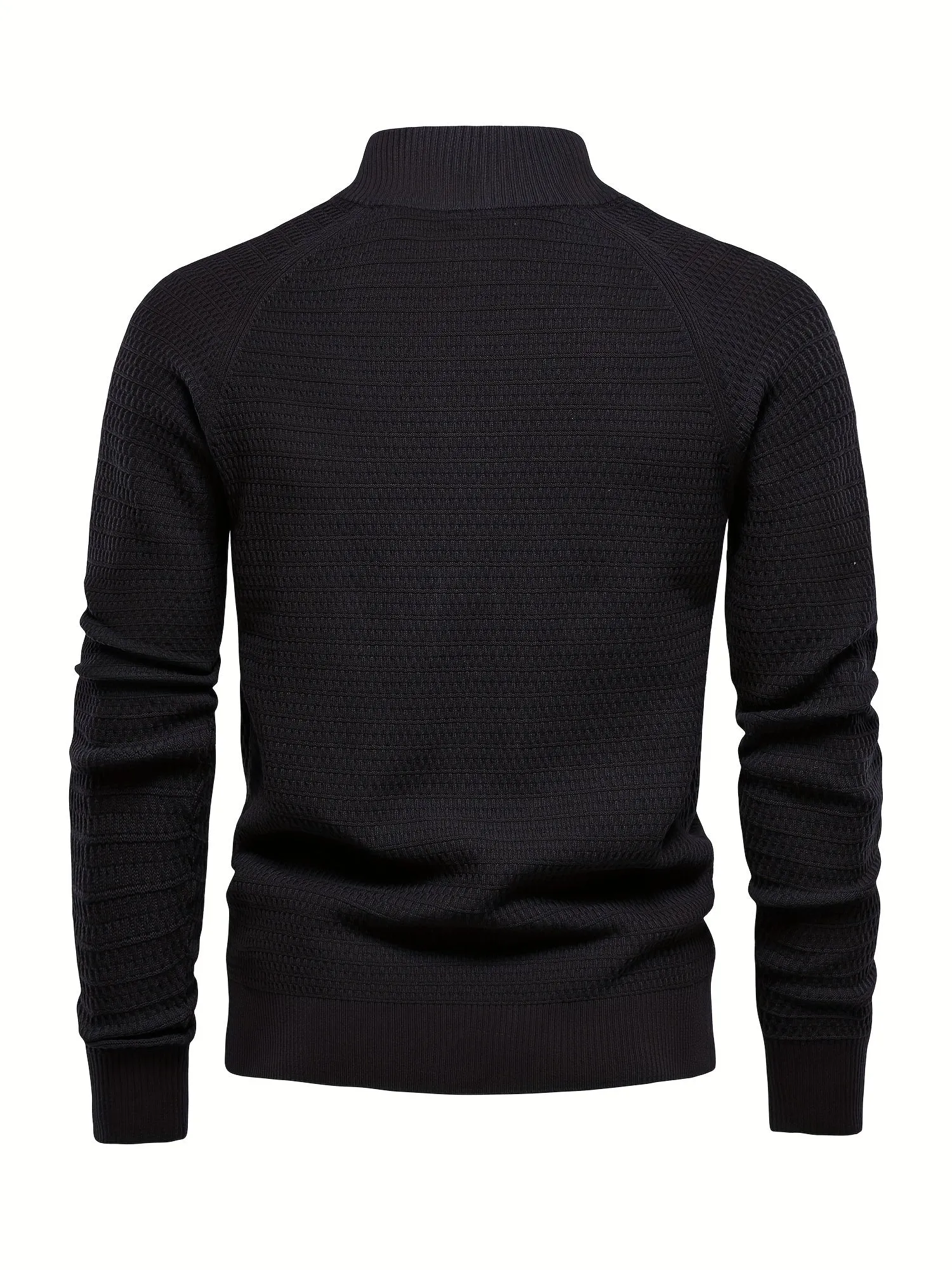 Elegant Men's Knit Shirt with Open Collar