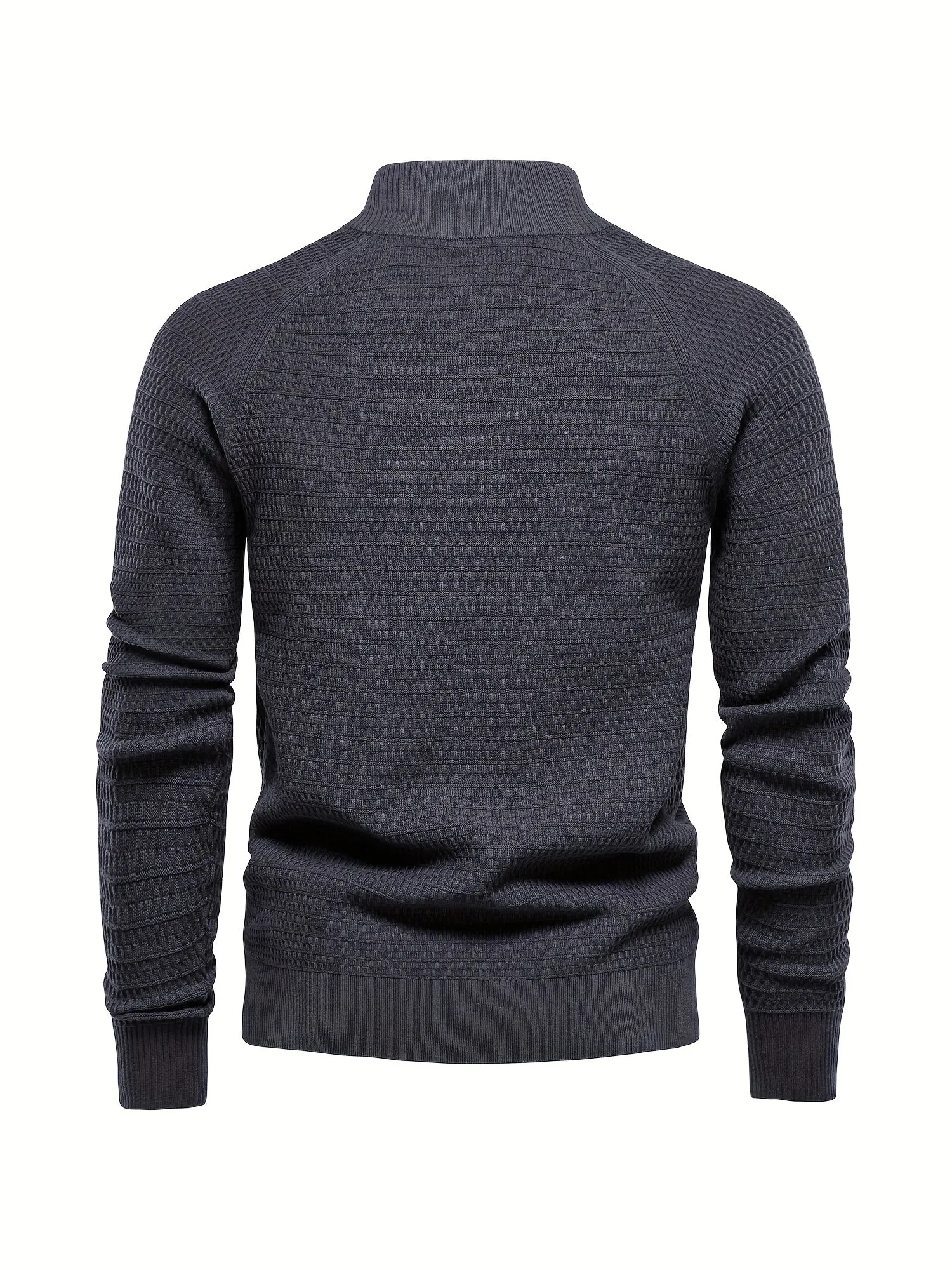 Elegant Men's Knit Shirt with Open Collar