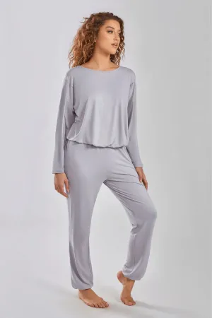Elise PJ Set- Light Gray