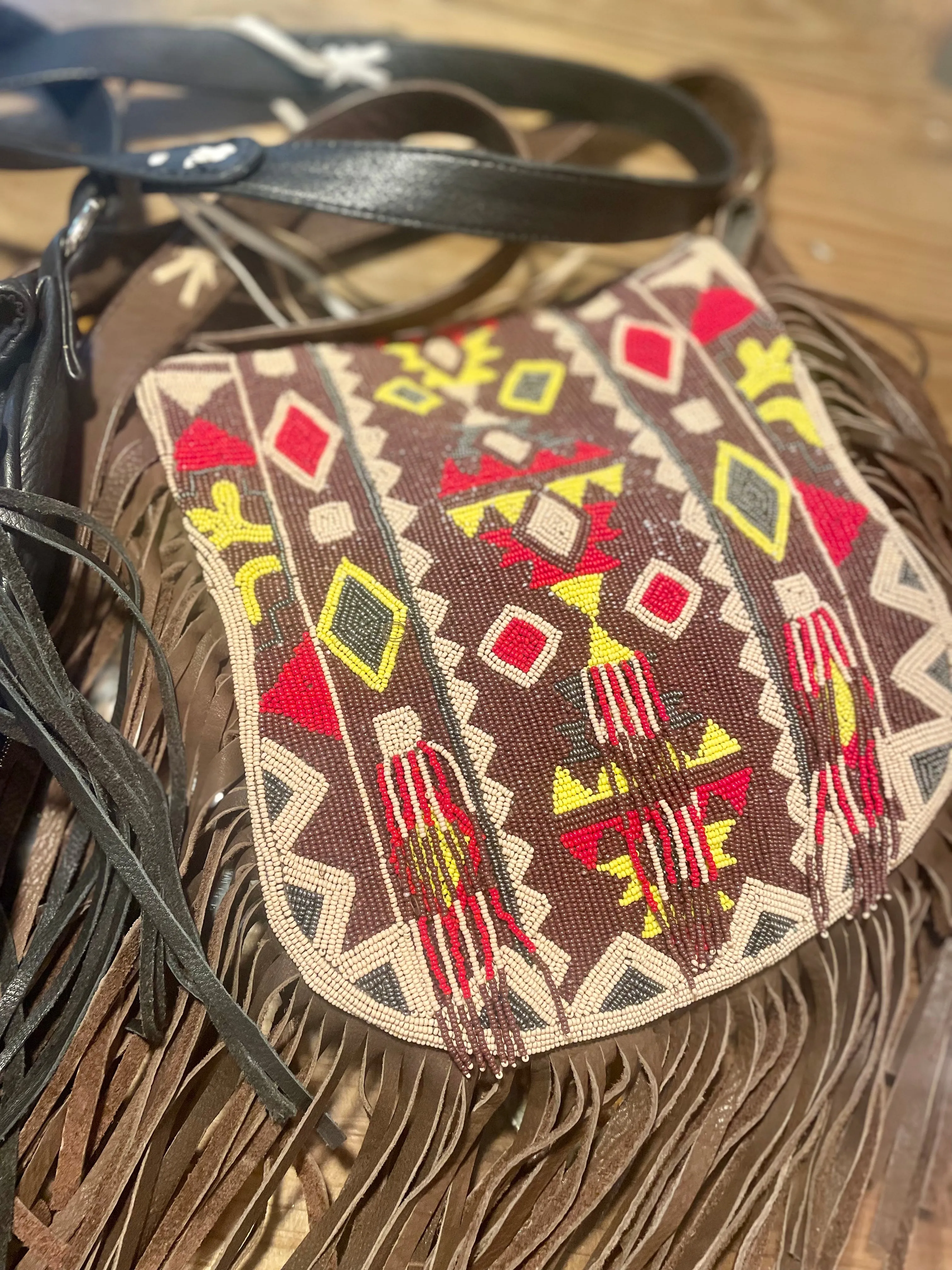 EMBROIDERED crossbody bag
