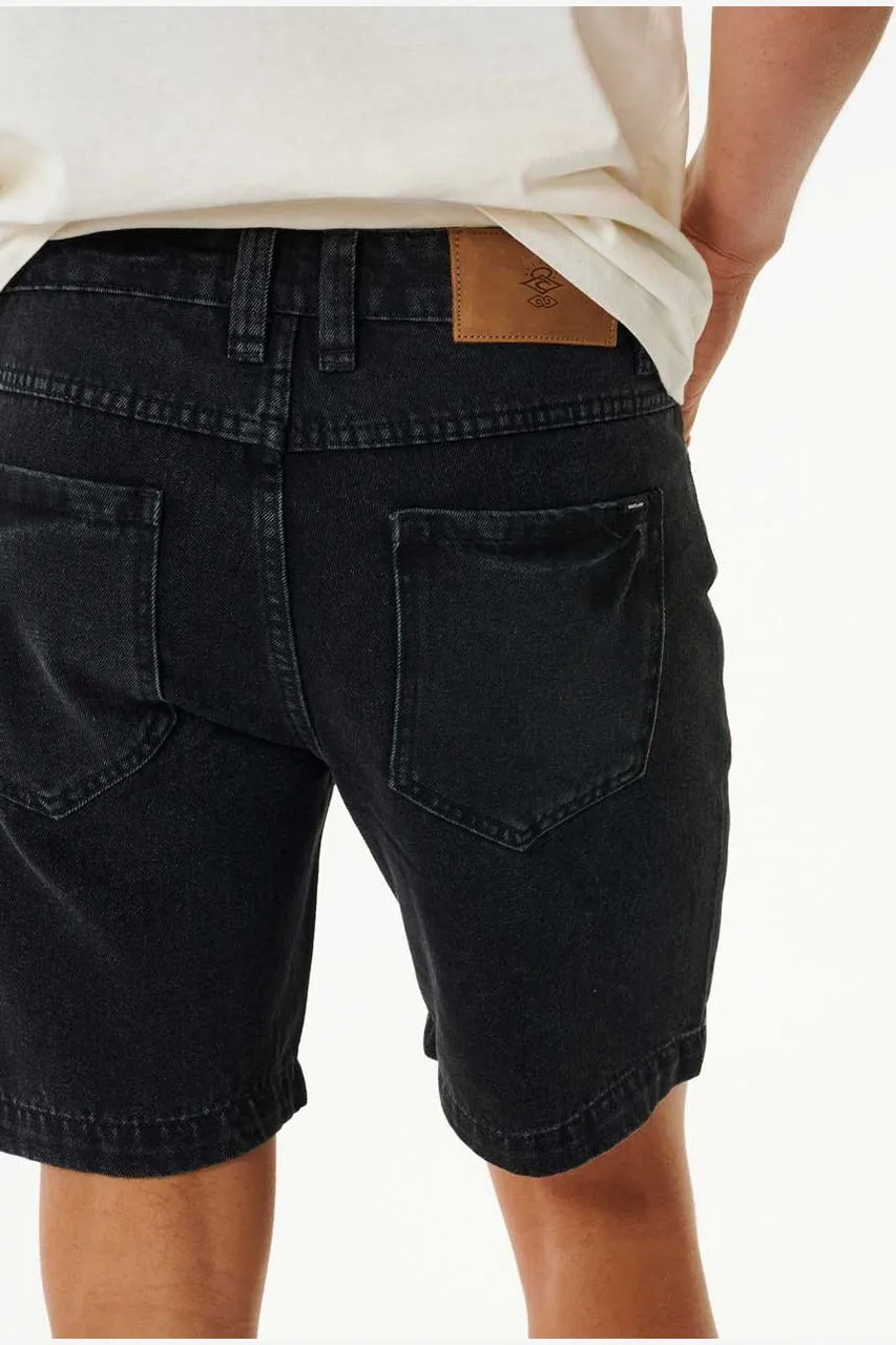 EPIC DENIM WALKSHORT - WASHED BLACK