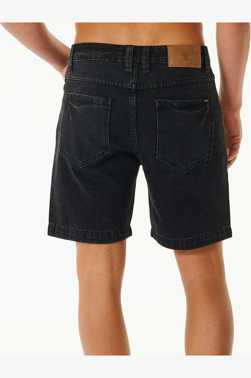 EPIC DENIM WALKSHORT - WASHED BLACK