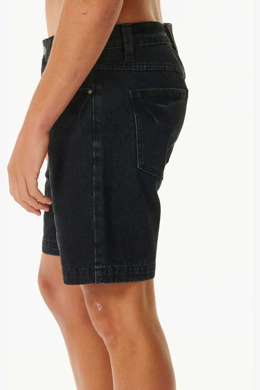 EPIC DENIM WALKSHORT - WASHED BLACK