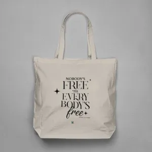 Fannie Lou Hamer 'Nobody's Free' Canvas Statement Tote