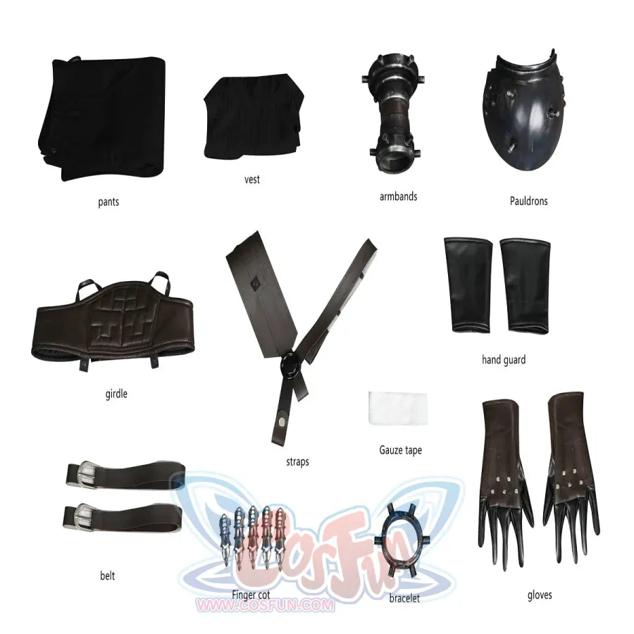 Final Fantasy VII Rebirth FF7R Cloud Strife Cosplay Costume C08877
