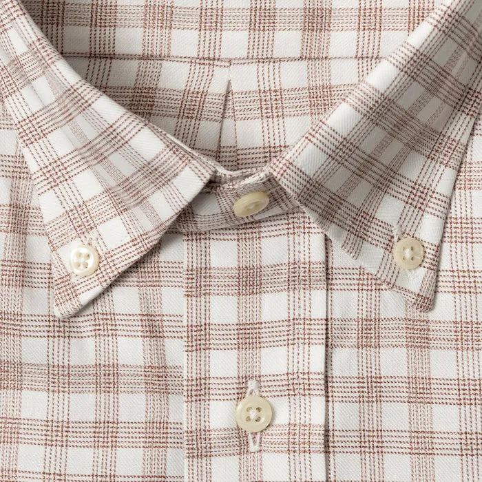 Fine Brown Check