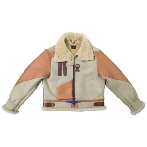 FiveStar Leather Sheep Skin Flying Type B-3 Un-Coated 1937 Jacket Version