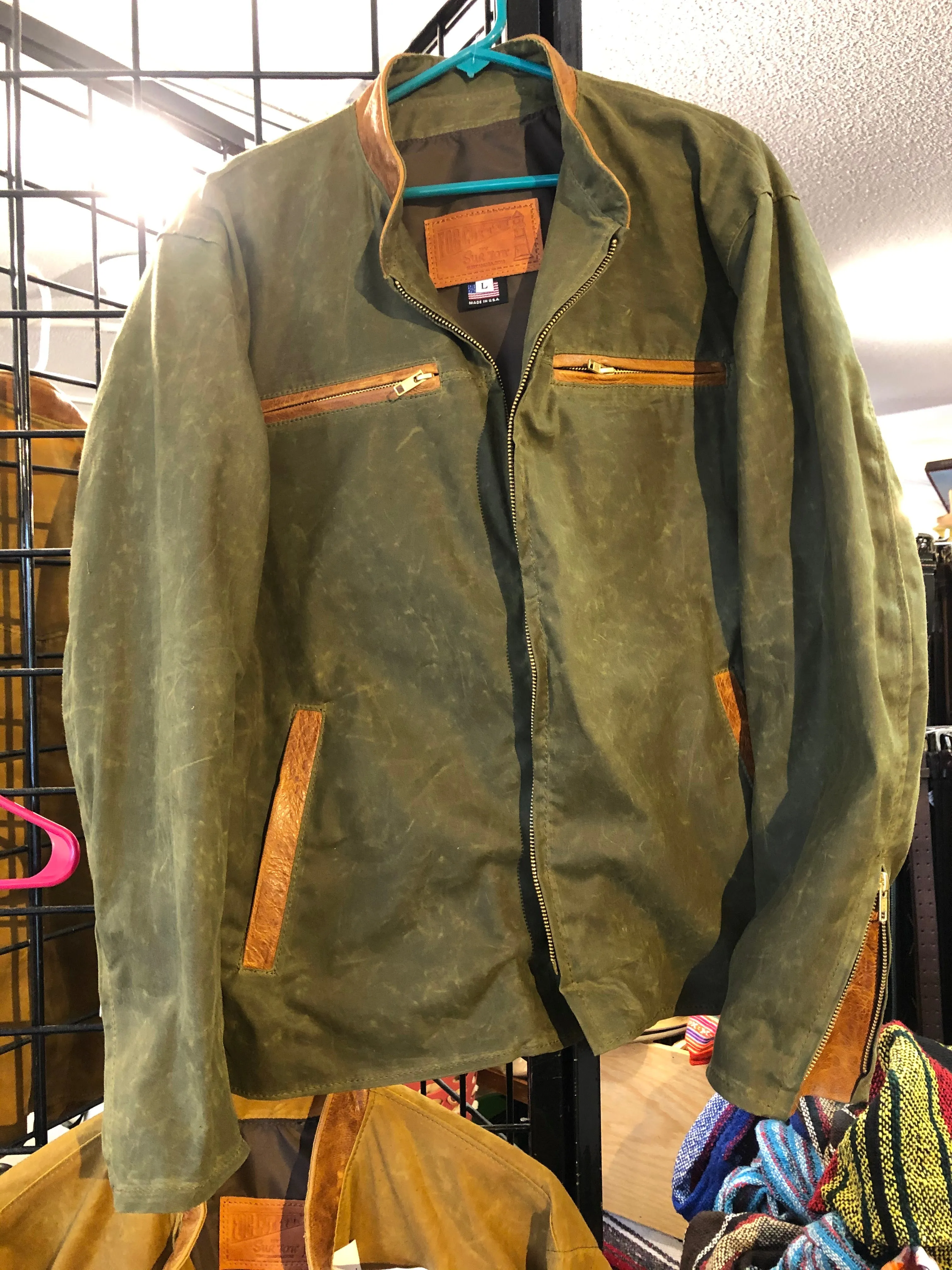 Fog Cutter Waxed Sailcloth Women's Corvette Style Jacket