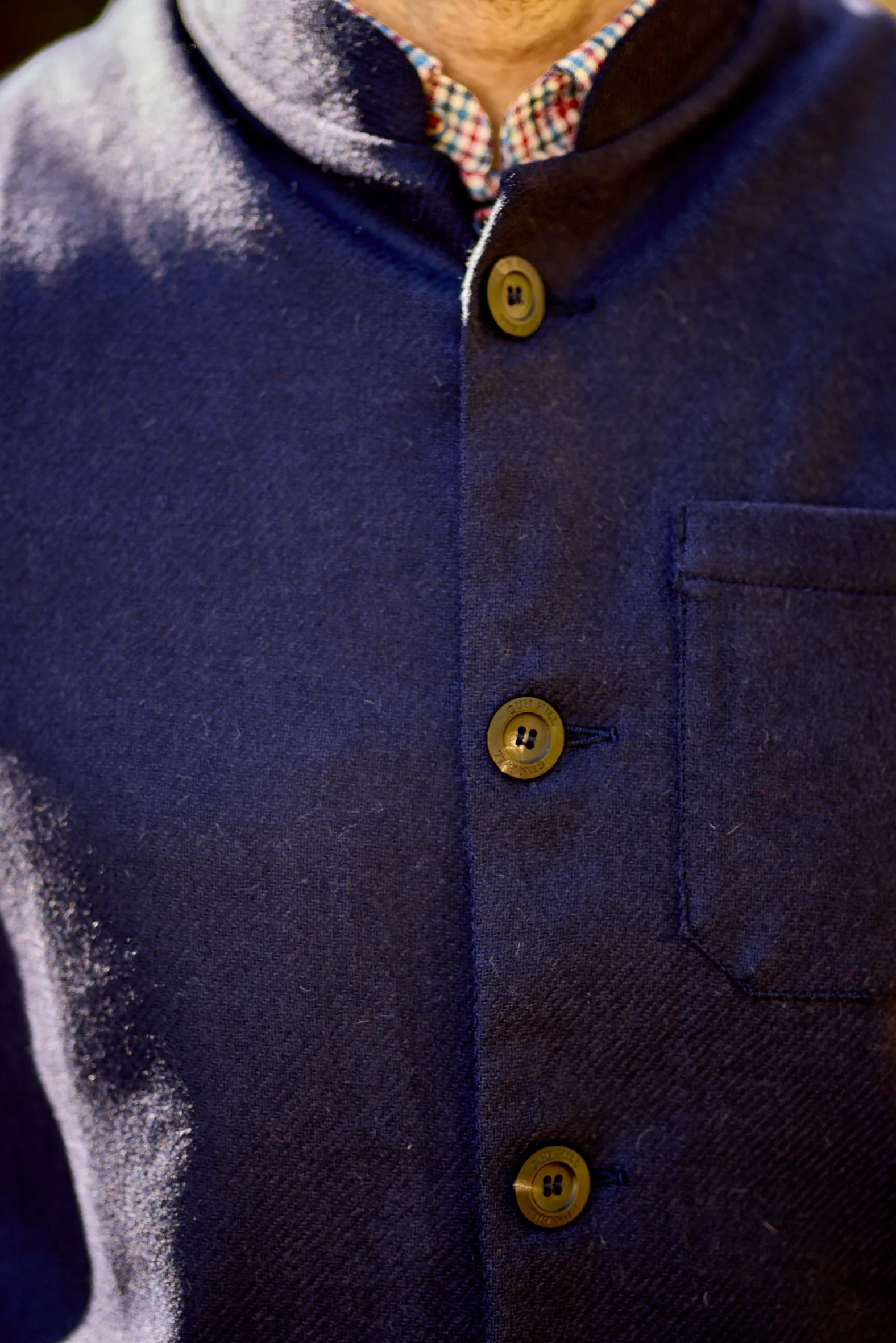 Gun Hill Mens Thorpe Nehru Waistcoat - 4 colours