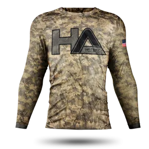 HA Camo Long Sleeve