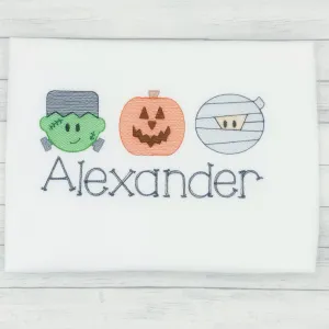 Halloween - Frankenstein - Pumpkin - Mummy