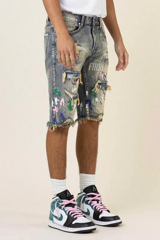 HAND PAINT SHORTS