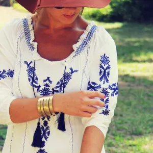 Harlow Embroidered Tunic (wholesale)