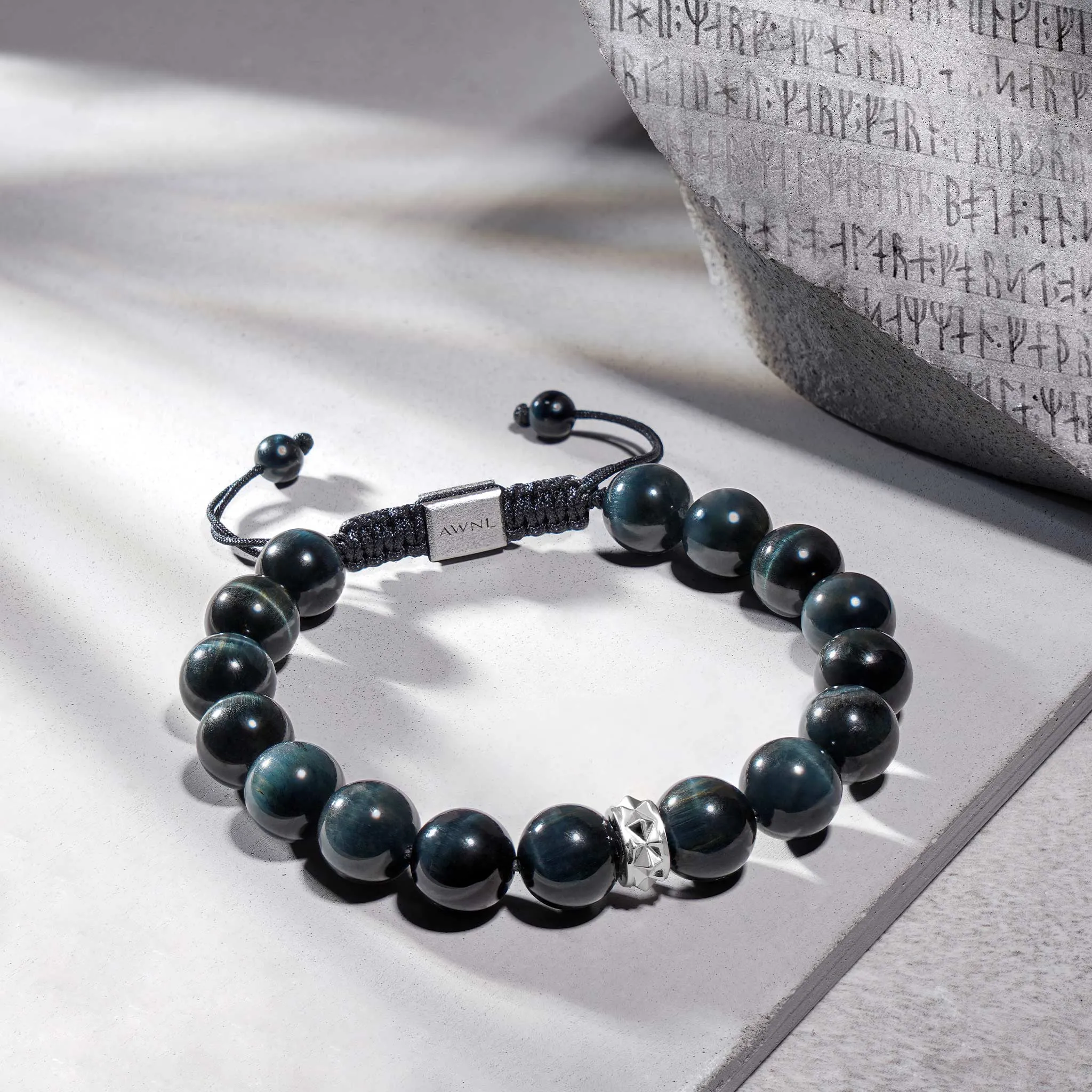 Hawk Eye Macrame Bracelet