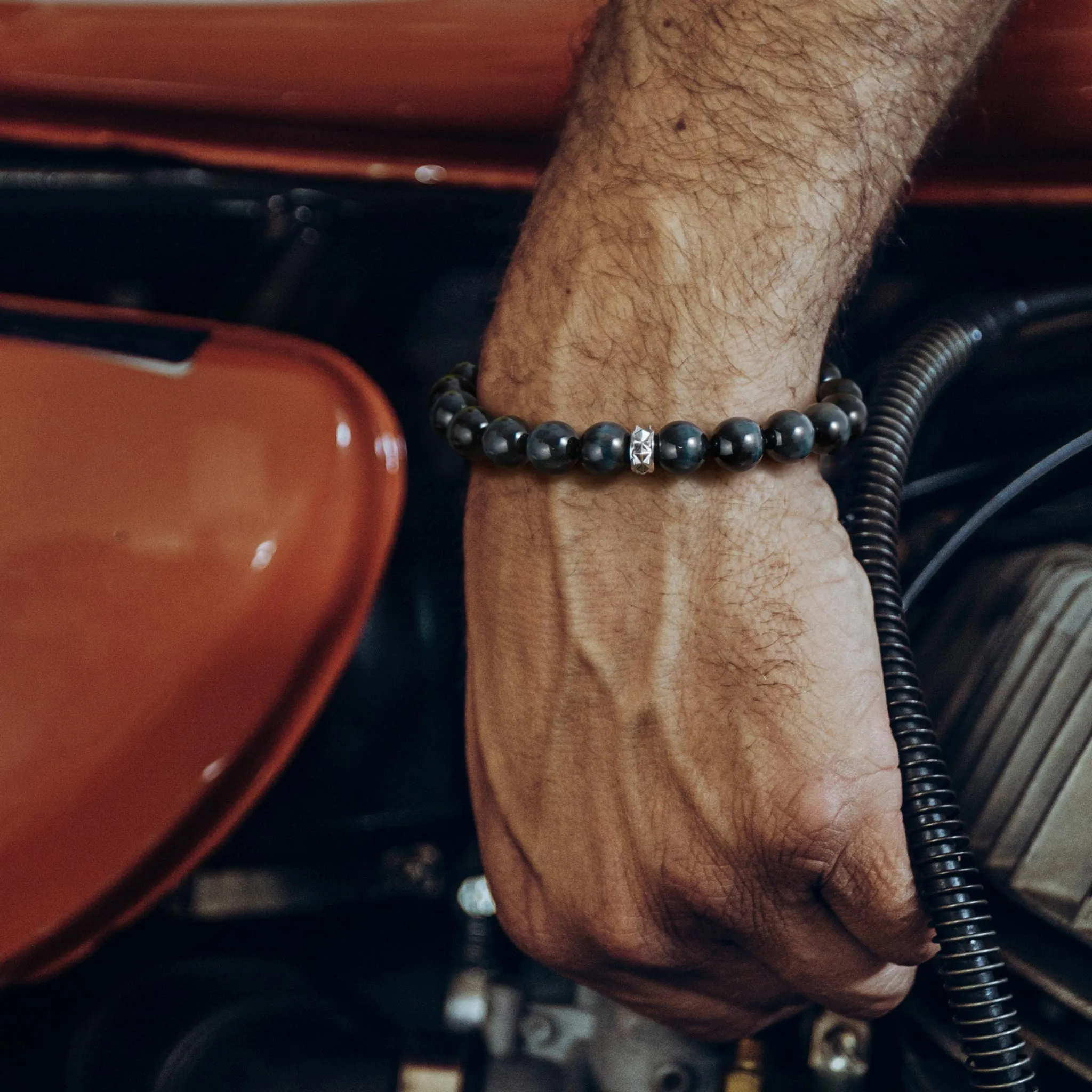 Hawk Eye Macrame Bracelet