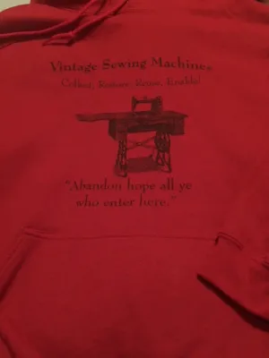 Hoodie Sweatshirt - Antique Cherry Size XL
