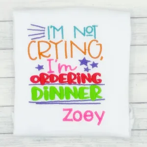 I’m Not Crying Bodysuit (pink)