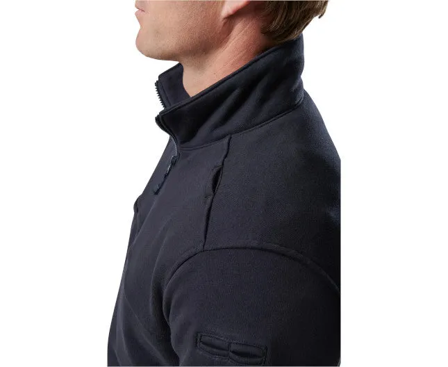 JOB SHIRT 1/4 ZIP 2.0, FIRE NAVY
