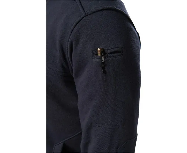 JOB SHIRT 1/4 ZIP 2.0, FIRE NAVY