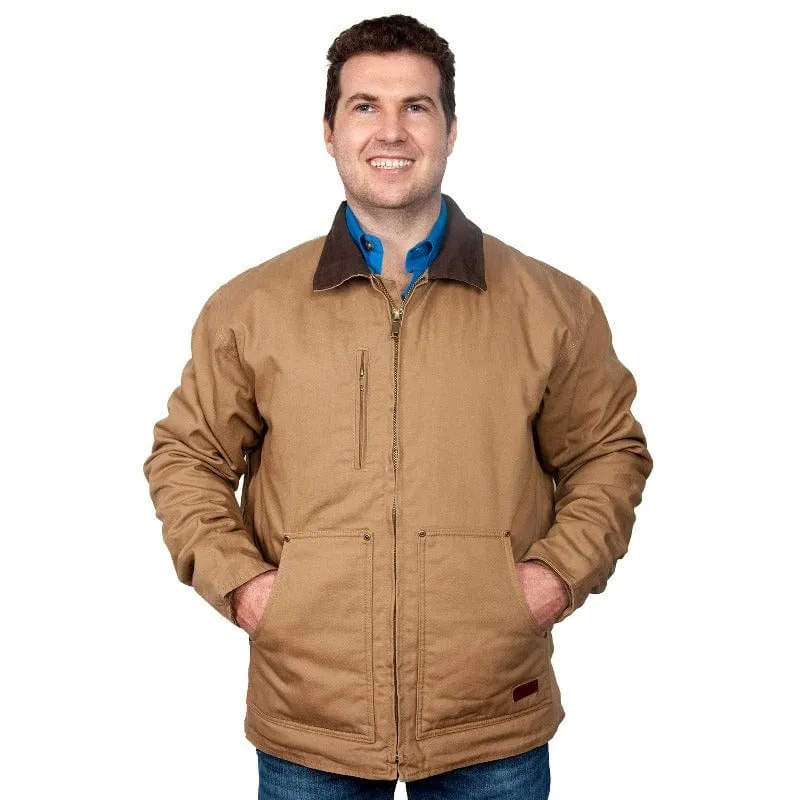 Just Country Mens Diamantina Jacket Khaki (MWOJ1916)