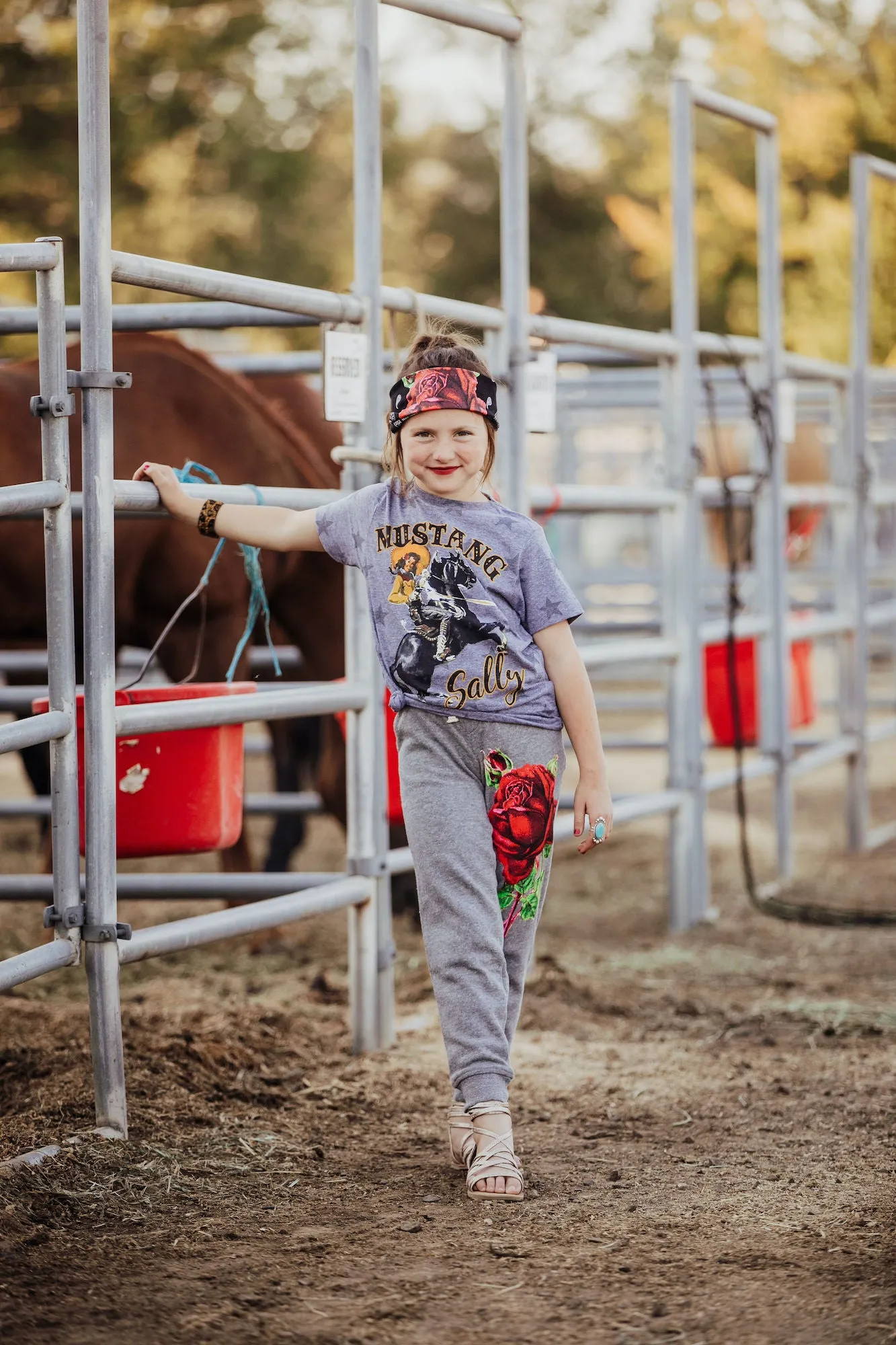 Kids Rose Sweat Pant