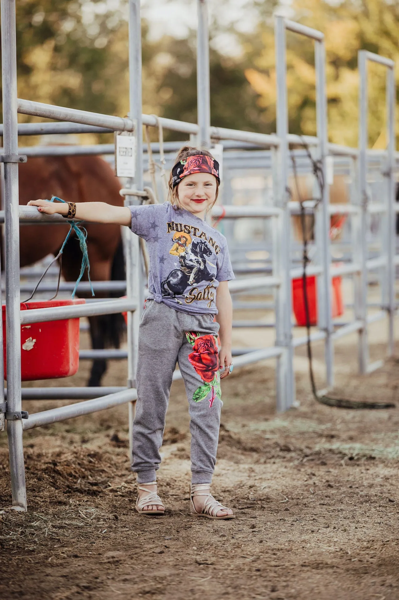 Kids Rose Sweat Pant