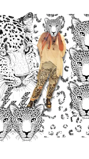 Leopard In Love Denim Pant