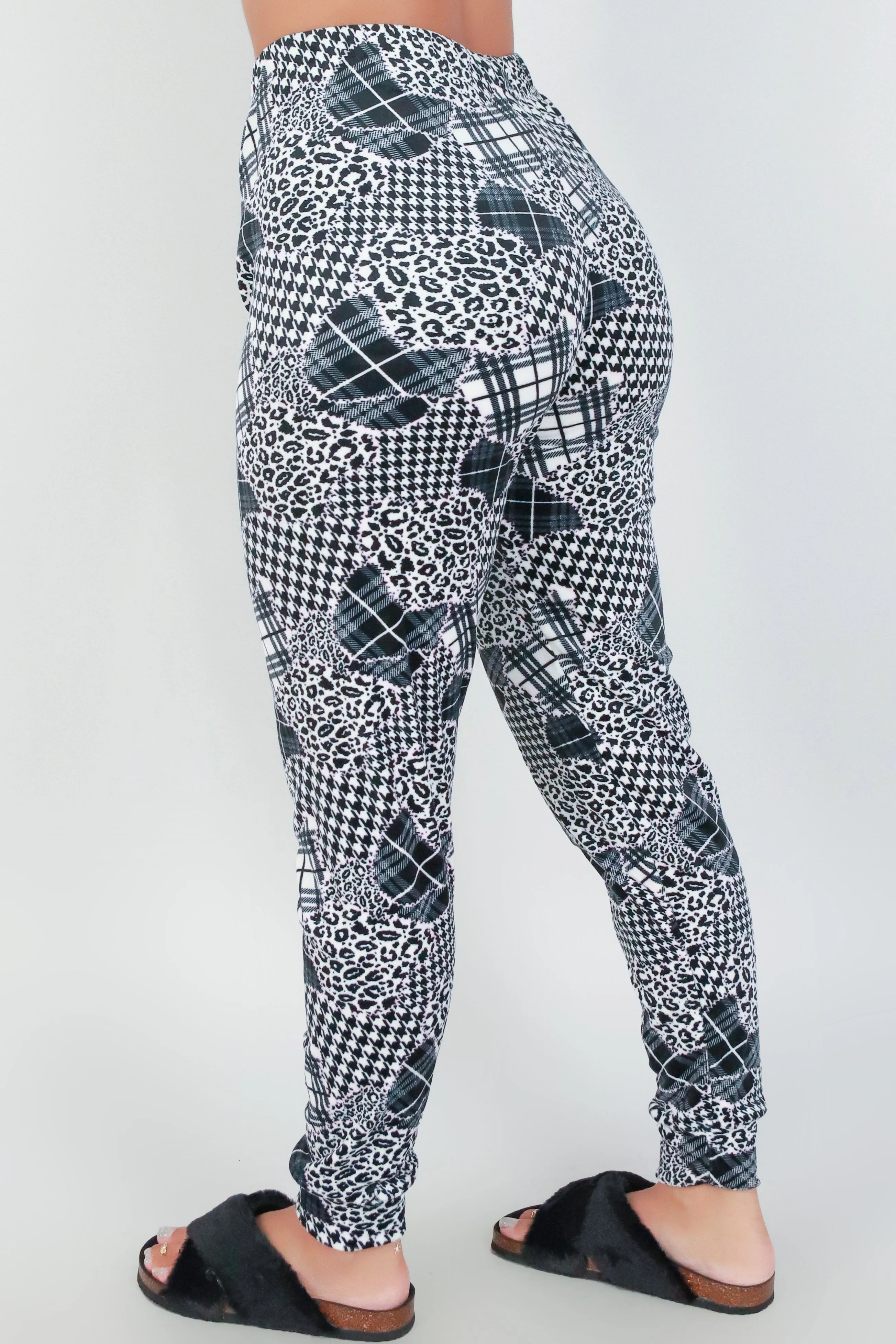 LEOPARD PRINT SLEEP JOGGER