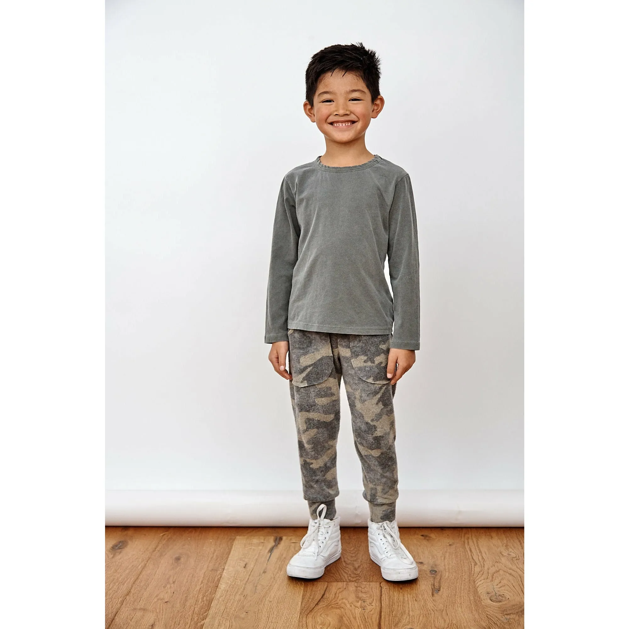 Lew-Camo Kids Joggers | Brushed Camo FC